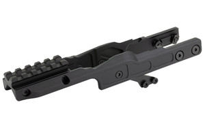 Midwest Industries Alpha Series Railed Dot Mount  Fits Most AKM Pattern Rifles  Only Compatible with Midwest Alpha Series Handguard  Black MI-AK-ALPHA-RDM