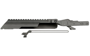 Midwest Industries Alpha AK Railed Top Cover/Dust Cover  Fits Most AKM Pattern Rifles  Only Compatible with Midwest Alpha Series Handguard  Black MI-AK-ALPHA-RTC