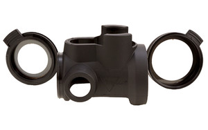 Trijicon Optic Cover  Fits Trijicon MRO  Clear Lens  Black Finish AC31021