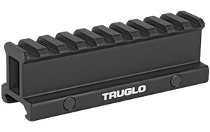 TRUGLO RISER MOUNT PICATINNY Riser Black Picatinny Style Riser Mount Raises Mounting Surface by 1" TG-TG8990B TRUGLO RISER MOUNT PICATINNY Riser Black Picatinny Style Riser Mount Raises Mounting Surface by 1" TG-TG8990B