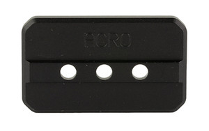 Unity Tactical FAST  Offset Optic Mounting Plate  2.05" Optical Height  Compatible with UNITY LPVO Mount and Adapter  ACRO Footprint  Anodized Finish  Black FST-SOPA