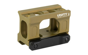 Unity Tactical FAST Micro  Red Dot Mount  2.26" Optical Height  Compatible with CompM5s  CompM5b  Duty RDS Footprints  Anodized Finish  Flat Dark Earth FST-MISF