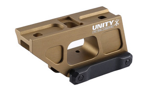 Unity Tactical FAST Micro  Red Dot Mount  2.26" Optical Height  Compatible with CompM4/CompM4s Footprint  Anodized Finish  Flat Dark Earth FST-COMF