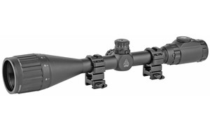 Leapers  Inc. - UTG Hunter Rifle Scope  6-24X 50  1"  36-Color Mil-Dot Reticle  with Rings  Black SCP-U6245AOIEW Leapers  Inc. - UTG Hunter Rifle Scope  6-24X 50  1"  36-Color Mil-Dot Reticle  with Rings  Black SCP-U6245AOIEW