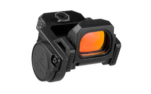 NcSTAR Flip Dot Pro  Red Dot Optic  22X16MM Objective  3 MOA Dot  Folding Design  Matte Finish  Black  Includes Picatinny Mount  Dovetail Mount for Glocks  and Mounting Plates for Glock MOS and RMR VDFLIPPRO