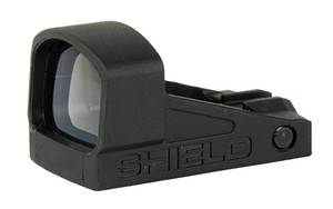 Shield Sights SHIELD Mini Sight  Compact  Red Dot Sight  Non Magnified  Fits SMSc Footprint  4MOA Dot  Black SMSC-4MOA-POLY