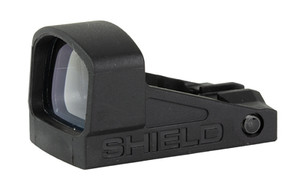 Shield Sights SHIELD Mini Sight  Compact  Red Dot Sight  Non Magnified  Fits SMSc Footprint  8MOA Dot  Black SMSC-8MOA-POLY