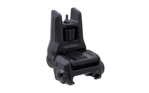 Magpul Industries MBUS 3 Back-Up Front Sight  Tool-Less Elevation Adjustment Similar to MBUS Pro  Ambidextrous Push-Button Deployment  Fits Picatinny Rails  Flip Up  Black MAG1166-BLK