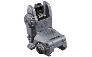 Magpul Industries MBUS Back-Up Rear Sight Gen 2  Fits Picatinny Rails  Flip Up  Gray MAG248-GRY