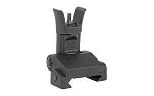 Midwest Industries Combat Rifle Front Sight  Low Profile  Mil-Spec Sight Height  Ordnance Grade Steel and 6061 Aluminum  Black Finish MI-CRS-F