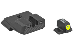 Trijicon HD Tritium Night Sights  Fits M&P  M&P 2.0  SD9 And SD40 VE  Excludes Shield and C.O.R.E. Models  Yellow Outline SA137Y-600558