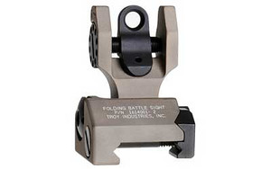 TROY Industries BattleSight Folding Rear Sight Flat Dark Earth Finish SSIG-FBS-R0FT-00 TROY Industries BattleSight Folding Rear Sight Flat Dark Earth Finish SSIG-FBS-R0FT-00