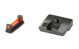 TRUGLO Fiber Optic Pro  Sight Set  For Glock  High  Black Rear Sight and Red Front TG-TG132G2 TRUGLO Fiber Optic Pro  Sight Set  For Glock  High  Black Rear Sight and Red Front TG-TG132G2