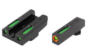 TRUGLO Brite-Site TFX Pro  Sight  Fits Glock 42 and 43  Tritium/Fiber-Optic  Day/Night Sight  24/7 Brightness  Orange Ring on Front Sight TG-TG13GL3PC TRUGLO Brite-Site TFX Pro  Sight  Fits Glock 42 and 43  Tritium/Fiber-Optic  Day/Night Sight  24/7 Brightness  Orange Ring on Front Sight TG-TG13GL3PC