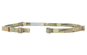 Blue Force Gear Vickers ONE Sling  2-Point Combat Sling  54" with Adjuster Tightened  Multicam  1" Webbing  Attached with TriGlide  Hardware Not Included FVCAS-100-OA-MC