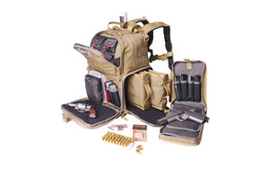 GPS Tactical  Backpack  Tan  Soft  3 Internal Pistol Cases GPS-T1612BPT GPS Tactical  Backpack  Tan  Soft  3 Internal Pistol Cases GPS-T1612BPT