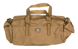 Grey Ghost Gear Transport Bag  Ideal Size for Storing in a Vehicle  the Main Compartment has Ample Room for a Handgun or Even a Folded PDW/SBR  11"H X 22"W X 5"D  Coyote Brown 4601-14