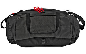 Grey Ghost Gear Range Bag  Black with Red Zipper Pulls  500D Cordura Nylon  9"x20"x7"  1 260 Total Cubic Inches 60200-2