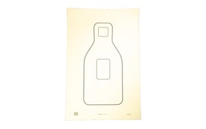 Action Target FBI QIT-03 Qualification Target  Cream and Black  23"x35"  100 Per Box QIT-03-100