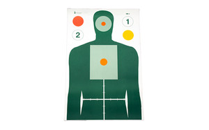 Action Target MN Center for Criminal Justice Advanced Skill Builder Target  Multi Color  23"x35"  100 Per Box SB-1-100