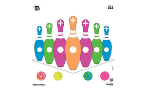 Allen Company Triggering More Fun EZ Aim  Paper Target  9 Pack  12"x12"  Assorted Colors 15640