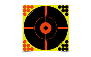 Birchwood Casey Shoot-N-C Target  Round  Crosshair Bullseye  8"  6 Targets BC-34806