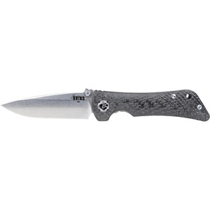 Southern Grind - Southern Grind Spider Monkey Folding Knife 3.25 in. Drop Point Stain w/Carbon Fiber Handle