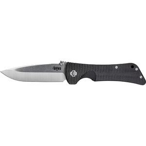 Southern Grind - Southern Grind Bad Monkey Folding Knife 4 in.  Drop Point Satin w/Black G10 Handle