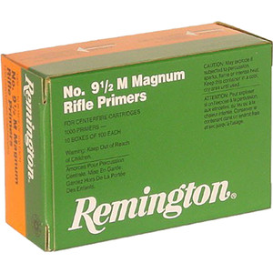 Remington - Remington Magnum Rifle Primers No. 9.5 1000 pk. HAZ Remington - Remington Magnum Rifle Primers No. 9.5 1000 pk. HAZ