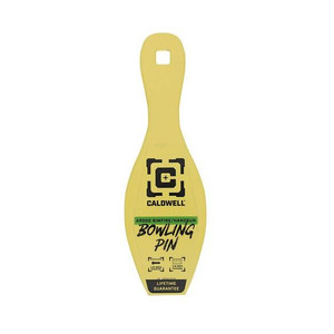 Caldwell AR500 1/4'' Rimfire/Handgun Bowling Pin Target Yellow - 4002312