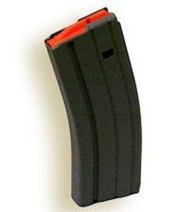 ASC AR Family Rifle Magazine Orange Follower .223 Remington Black Aluminum 30/rd - 30-223-AL-BM-O-ASC