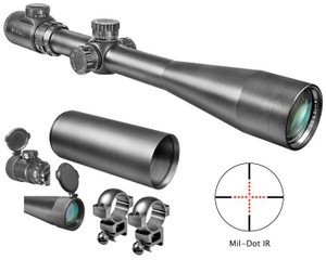Barska IR SWAT Rifle Scope - 6-24x44mm 30mm Illum Mil-Dot Reticle Matte - AC10366 Barska IR SWAT Rifle Scope - 6-24x44mm 30mm Illum Mil-Dot Reticle Matte - AC10366
