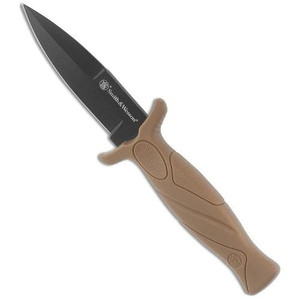 Smith & Wesson Fixed Boot Knife 3" Blade FDE - 1100073 Smith & Wesson Fixed Boot Knife 3" Blade FDE - 1100073