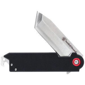 Smith & Wesson Big Benji Folding Knife 3-1/2" Clip Point Blade Black Blister - 1193144 Smith & Wesson Big Benji Folding Knife 3-1/2" Clip Point Blade Black Blister - 1193144