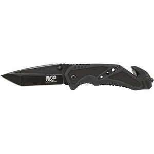 Smith & Wesson M&P SWMP11B Tanto Folder Rescue Lock 3 7/8" Blade Black - SWMP11B Smith & Wesson M&P SWMP11B Tanto Folder Rescue Lock 3 7/8" Blade Black - SWMP11B