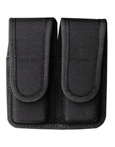 Bianchi Model 7302H AccuMold Double Magazine Pouch Kahr T40 Hidden Snap Black - 18471