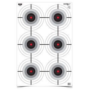 Birchwood Casey Eze-Scorer Multiple Bull's-Eye Paper Target - 23"x35" 5 Pack - BC-37037 Birchwood Casey Eze-Scorer Multiple Bull's-Eye Paper Target - 23"x35" 5 Pack - BC-37037