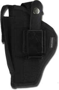 Bulldog Extreme Handgun Holster with Belt Loop and Clip for Standard Autos with 2-4" Barrels Black Ambi - FSN-7