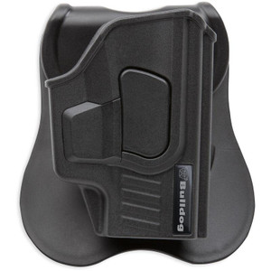 Bulldog Rapid Release Holster with Paddle for Ruger Max 9 Black RH - RR-RMAX9