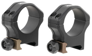Christiansen Arms 2-Piece Ultralight PRSR-X2 Scope Rings 30mm Med 4-Screw - 810-00041-03