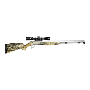 CVA Optima V2 Stainless Steel Muzzleloader Rifle .50 Cal Single Shot 26" Barrel Realtree Excape with Konus Pro 3-9x40 BDC Reticle - PR2040SSC