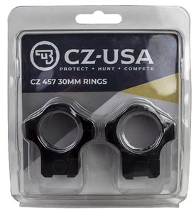 CZ Rings 457 455 30mm 11mm Dovetail Aluminum Base Height 0.575" - 40087 CZ Rings 457 455 30mm 11mm Dovetail Aluminum Base Height 0.575" - 40087