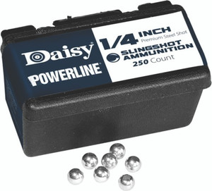 Daisy 1/4" Steel Slingshot Ammo 250/ct - 988114-446