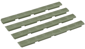 Ergo Modular Wedgelok Rail Covers OD Green 4/ct - 4332-4PK-OD