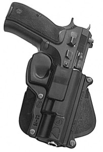 Fobus Standard Paddle Holster for CZ 750D Compact Black Right Hand - 75D