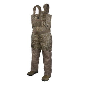 Gator Waders Shield Insulated Waders Mens Mossy Oak Bottomland Regular 8 - SSIMBLR8