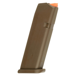 Glock G17 Factory Handgun Magazine FDE 9mm 17/rds Bulk - 47354