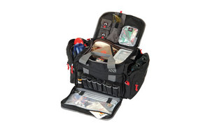 G-Outdoors Large Range Bag with Lift Ports & 4 Ammo Dump Cups-Black - GPS-2014LRB