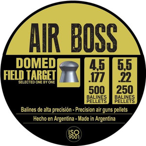 Hatsan Apolo Air Boss Domed Field Target Air Rifle Pellets .22 Cal 18 gr 250/ct - E30203 Hatsan Apolo Air Boss Domed Field Target Air Rifle Pellets .22 Cal 18 gr 250/ct - E30203