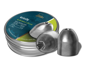 H&N Grizzly .25 Caliber Airgun Pellets 150 Count - 96325003101